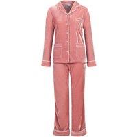Bown of London Women's Velvet Pyjamas Athena in Pink | Size: Medium