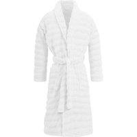 Bown of London Women's Towelling Dressing Gown Seaspray in White | Size: Large/XL