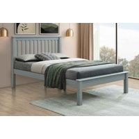 Flintshire Furniture Ltd Rossett Wooden Bed Frame in Grey | Size: Double
