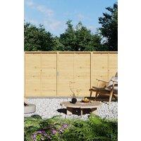 180cm W x 120cm D Pre-Treated Wooden Garden Fence Panel for Privacy