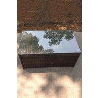 Rattan Oblong Rectangular Tea Coffee Table