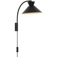 Nordlux Modern Indoor Wall Light Black Metal E27 Retro - No, IP20