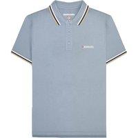 Lambretta Men's SS25 Triple Tipped Big & Tall Polo Shirt in Dark Blue | Size: 5XL