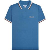 Lambretta Men's SS25 Triple Tipped Big & Tall Polo Shirt in Baby Blue | Size: 4XL