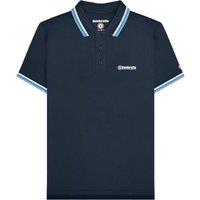 Lambretta Men's SS25 Triple Tipped Big & Tall Polo Shirt in Navy | Size: 3XL