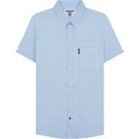 Lambretta Men's SS25 Oxford Shirt in Blue | Size: Large
