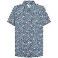 Lambretta Men's SS25 Paisley Shirt in White | Size: Medium