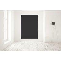 Blinds Outlet Blackout Roller Blind in Black | Size: 120 cm width x 160 cm drop