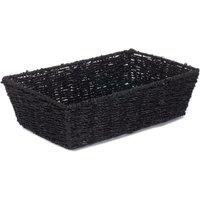 Red Hamper Black Paper Rope Tray