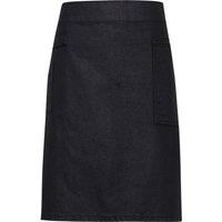 Premier Division Waxed Look Denim Waist Apron in Indigo