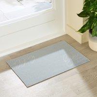 Artsy Mats Hello Bye Indoor Washable Doormat 60x40cm in Blue | Size: 40 cm x 60 cm