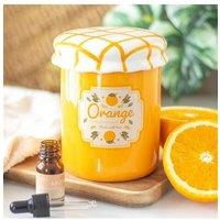 KDMD Orange Marmalade Jar Oil Burner & Wax Warmer