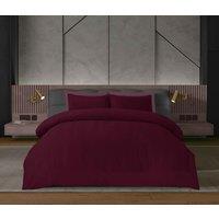 GAVENO CAVAILIA Signature Winslow Duvet Cover Set in Burgundy | Size: Single
