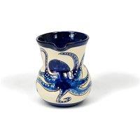 Verano Spanish Ceramics Signature Blue & White Octopus Hand Painted Ceramic Small Pourer Jug 0.5L