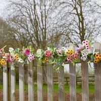 Marco Paul 1.8m Artificial Flower Outdoor Garland - Floral Fantasy