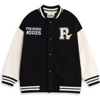 Pokemon Boy's Varsity Jacket | Black | Official Merch | Size: 4-5 Years