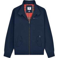 Lambretta Men's Shower Resistant Harrington Jacket in Navy | Size: 3XL