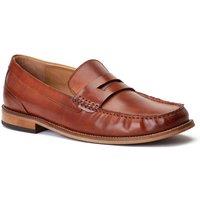Base London Men's Garfield Penny Loafer in Tan | Size: 7