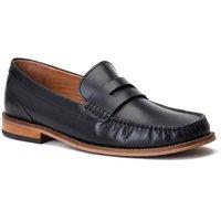 Base London Men's Garfield Penny Loafer in Black | Size: 7