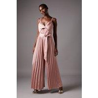 Satin Lace Mix Jumpsuit