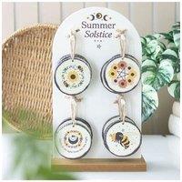 KDMD Set of 16 Summer Solstice Decorations on Display in White