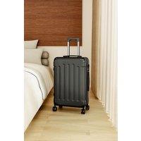 Modern Hardside Spinner Suitcase with Combination Lock, 20" Black