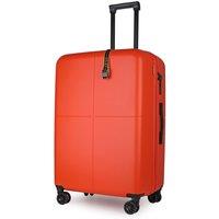 JLY Premium Medium Expandable 100% Makrolon PC Hard Shell Suitcase in Orange