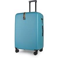 JLY Premium Medium Expandable 100% Makrolon PC Hard Shell Suitcase in Blue