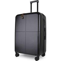 JLY Premium Medium Expandable 100% Makrolon PC Hard Shell Suitcase in Black