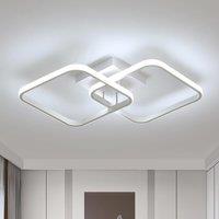 White Modern Square Ceiling Light 42W 6500k Dia 59cm