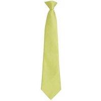 Premier Men's Fashion "Colours" Work Clip On Tie in Lime