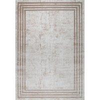London Rug Company Phoebe Luxury Modern Short Pile Rug in Beige | Size: 160 cm x 230 cm