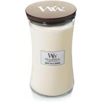 Woodwick Women's White Tea & Jasmine Large Candle