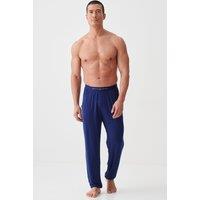British Boxers Men's "Solid Navy" Bamboo Pyjama Trousers in Navy | Size: 2XL