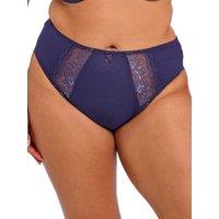 Elomi Women's Morgan High Leg Brief in Blue | Size: 18