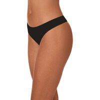 DKNY Women's THONG THREE PACK in Black | Size: Medium
