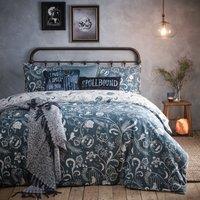 Furn Spellbound 100% Brushed Cotton Duvet Set in Grey | Size: Single