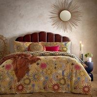 Furn Ethereal Star Reversible Duvet Set in Gold | Size: Double