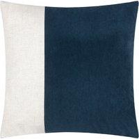 Yard Morden Soft-Washed Velvet Cushion in Indigo | Size: 50 cm x 50 cm