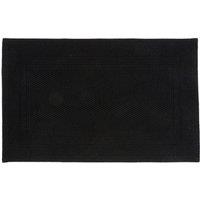 CHRISTY 'Fina' Luxury Heavyweight Woven Bath Mat in Black