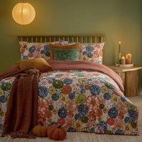 Furn Picking Patch Pumpkin Duvet Set in Burnt Orange | Size: Single