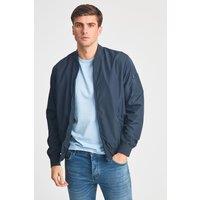 French Connection Men's MA1 Technical Bomber Jacket in Navy | Size: XL