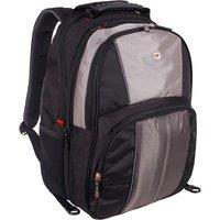 Gino Ferrari Men's Multifunction School Laptop Backpack Organiser Tablet Bag f/ 16 inch Laptops in Black | Size: 30.6L