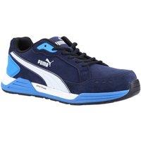 Puma Safety Men's 'Airtwist Low S3' Suede Safety Trainers in Blue | Size: 6.5
