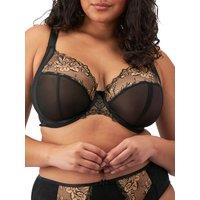 Elomi Women's Teagan Plunge Bra in Black | Size: 42HH