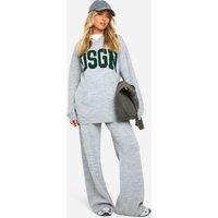 DSGN Studio Oversized Hoodie And Wide Leg Trouser Tracksuit