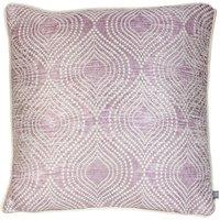 Prestigious Textiles Radiance Jacquard Piped Cushion in Purple | Size: 55 cm x 55 cm