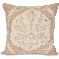 Paoletti Margaux Embroidered Cushion in Taupe | Size: 45 cm x 45 cm