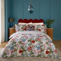 Paoletti Seventy Three Ishana Floral Duvet Cover Set | Size: Super King