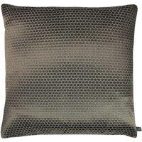 Prestigious Textiles Emboss Metallic Mosaic Tile Cushion in Brown | Size: 55 cm x 55 cm